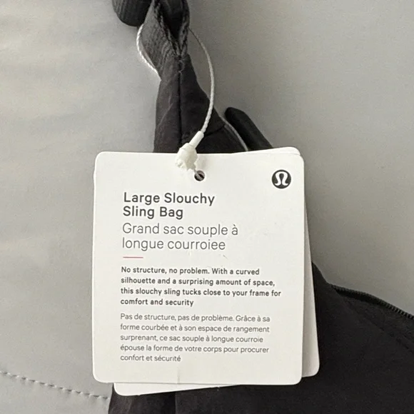 Lululemon slouchy sling bag LARGE 13L NWT - Picture 2 of 6